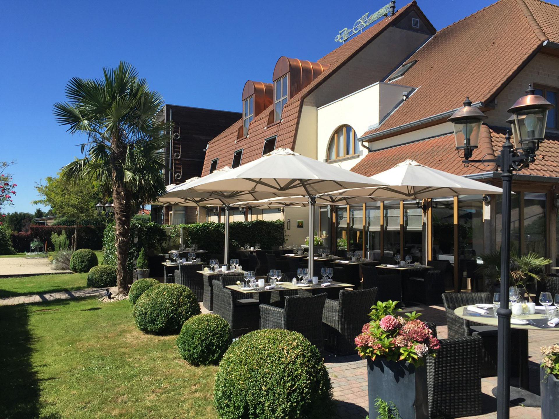 Terrasse - Hotel De Kommel